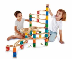 Hape Quadrilla kuglebane - The Cyclone, 202 dele| Stem Læringslegetøj|Kuglebane