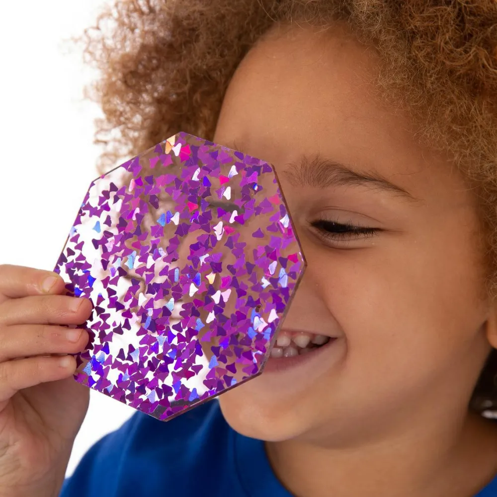 tickit® Regnbue former m. glitter, 21 stk| Montessori|Lysborde
