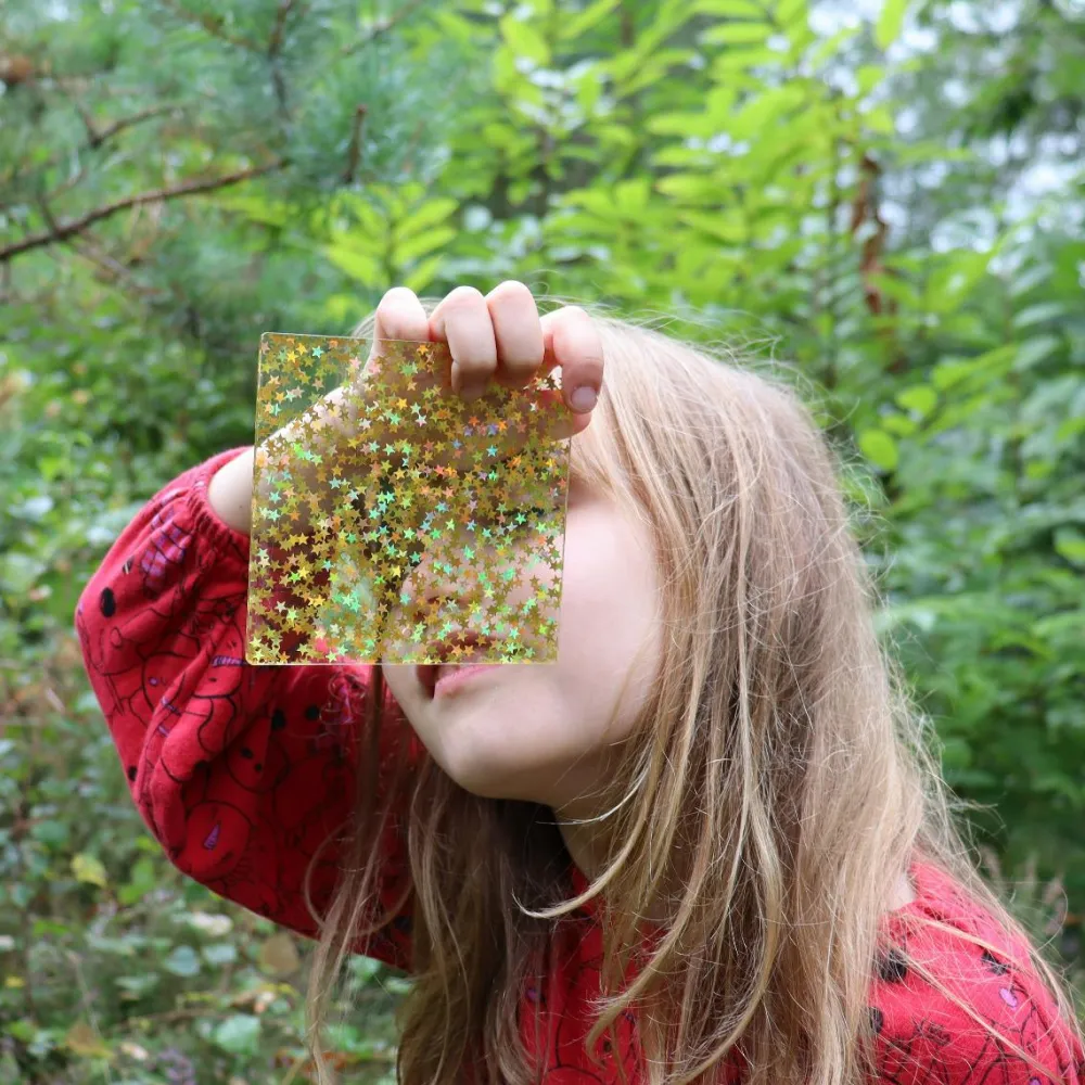 tickit® Regnbue former m. glitter, 21 stk| Montessori|Lysborde
