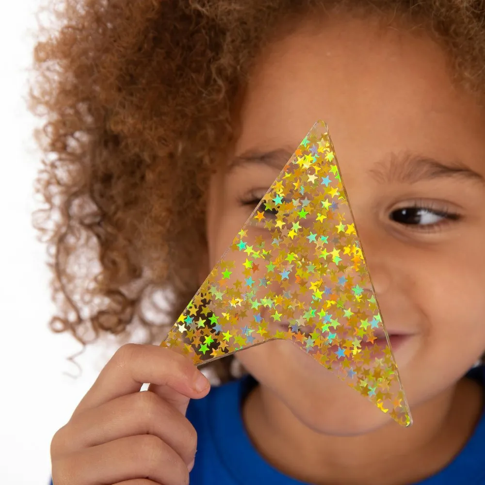 tickit® Regnbue former m. glitter, 21 stk| Montessori|Lysborde