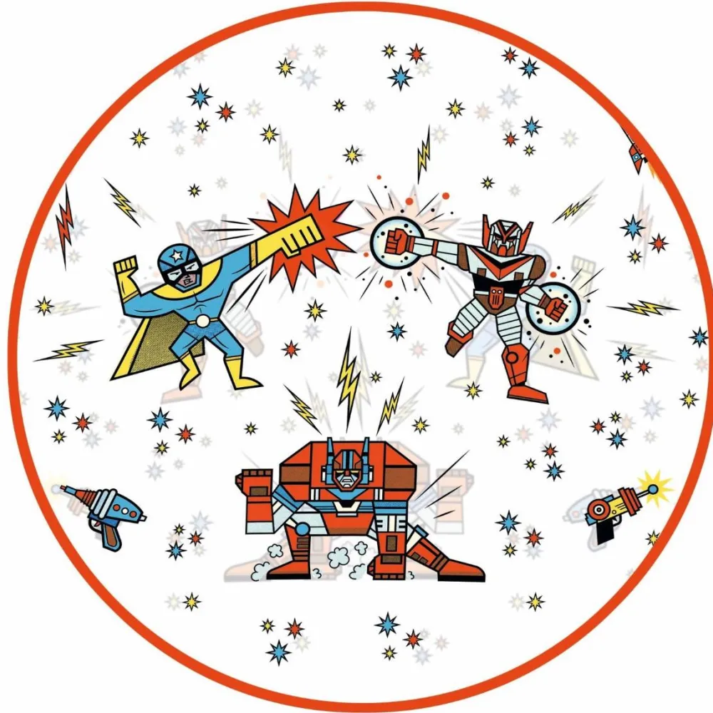 Djeco Regnkappe - Superhelte, 5-7 år| Udeleg|Legetøj Til Ferien