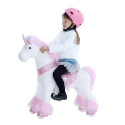 PonyCycle Rid Selv - Enhjørning pink, Small| Grovmotorik