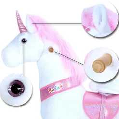 PonyCycle Rid Selv - Enhjørning pink, Small| Grovmotorik