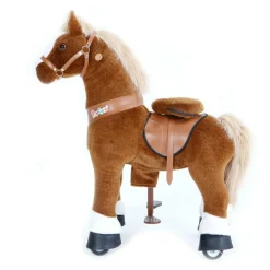 PonyCycle Rid Selv - Hest, lysebrun m. hvid blis, Small| Grovmotorik