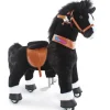 PonyCycle Rid Selv - Hest, sort m. hvid blis, Medium| Grovmotorik