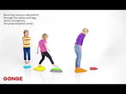 Gonge River Stones Bouncing, 1 stk| Vis Alle Varer (Særlige Behov)|Grovmotorik