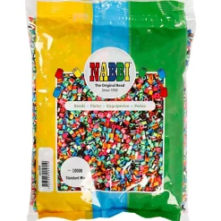 Rørperler midi - Stribede, 10.000 stk.| Kreativ Leg