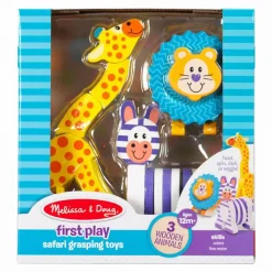 Melissa & Doug Safaridyr, 3 stk| Dyrefigurer|Babylegetøj