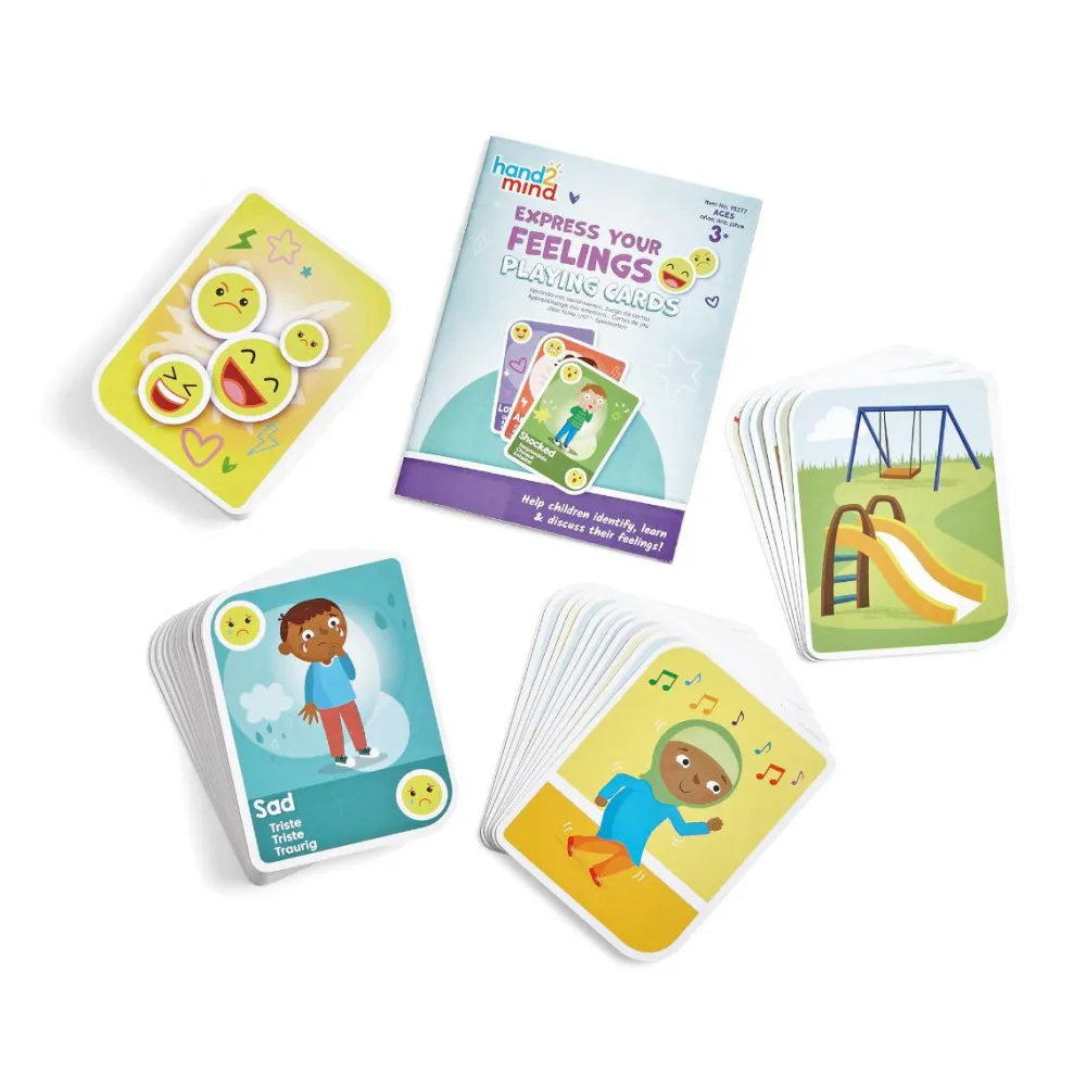 Learning Resources Samtalekort - Følelser, 100 stk| Sociale Kompetencer|Sprog & Leg