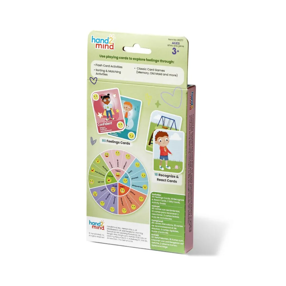 Learning Resources Samtalekort - Følelser, 100 stk| Sociale Kompetencer|Sprog & Leg