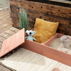MUDDY BUDDY® Sandkasse - Space Saver, Rosa| Udeleg