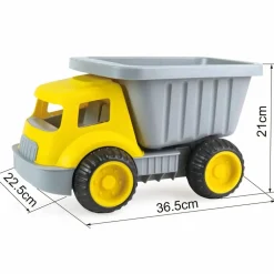 Hape Sandleg - Dumper, Gul/grå| Udeleg|Strand- & Sandlegetøj