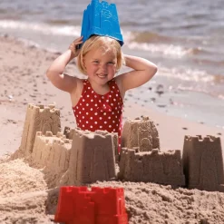 Dantoy Sandsæt - Tårne, fæstninger og skovle, 6 dele| Udeleg|Strand- & Sandlegetøj