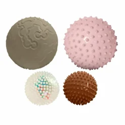 edushape Sansebolde Mix - Boho Chic, 4 stk| Sansemotorisk Legetøj|Taktil / Følesans