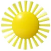 Moluk Sansebørste Pluï - Sol| Taktil / Følesans|Tumlinge Legetøj