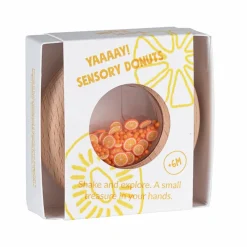 Sansedonut Ø7 cm - Appelsiner|Børn Mindfulness For Børn|Sanselegetøj