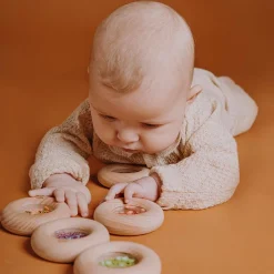 Sansedonut Ø7 cm - Jordbær|Børn Mindfulness For Børn|Tumlinge Legetøj