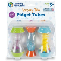 Learning Resources Sanserør - Fidget Trio| Fidget Toys|Audio / Høresans