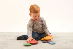 tickit® Sansesten af træ - Regnbue, 7 stk| Trælegetøj|Montessori