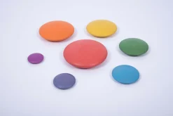 tickit® Sansesten af træ - Regnbue, 7 stk| Trælegetøj|Montessori