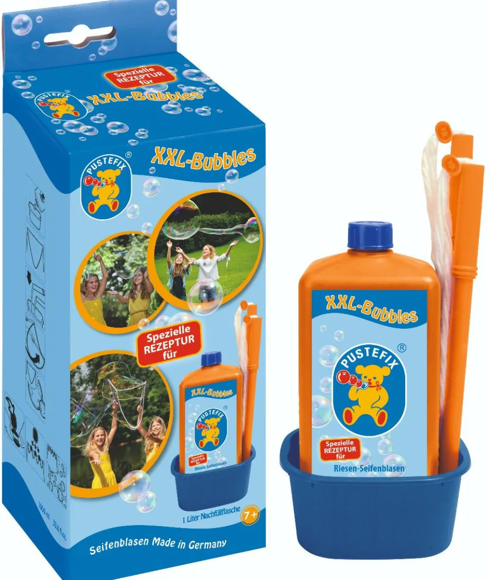 Pustefix Sæbebobler XXL - Tristring + 1.000 ml| Udeleg