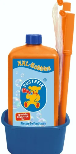 Pustefix Sæbebobler XXL - Tristring + 1.000 ml| Udeleg
