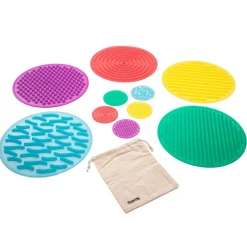tickit® SiliShapes® taktilskiver, 10 stk| Taktil / Følesans|Grovmotorik