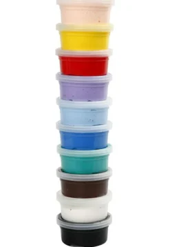 Creativ Company Silk Clay 10 x 40 gr. - Basisfarver| Kreativ Leg