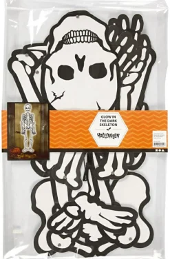 Creativ Company Skelet (glow in the dark) i karton, 120 cm.| Kreativ Leg|Halloween