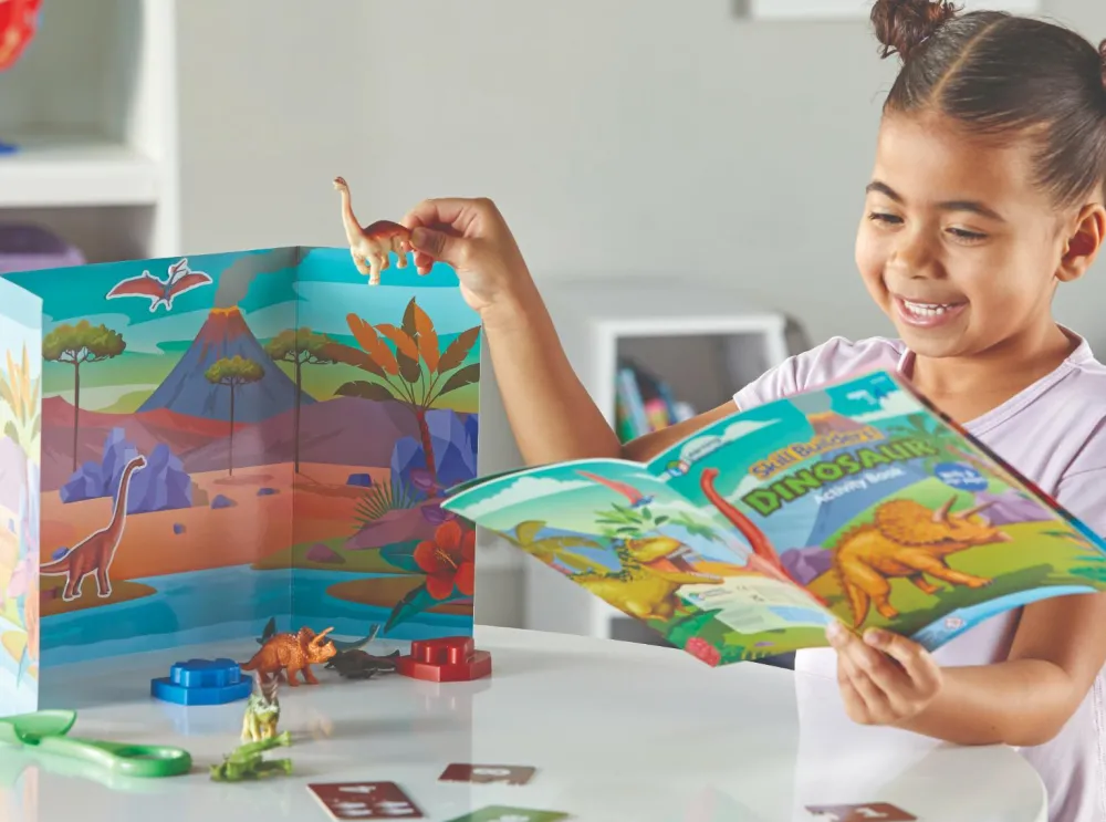 Learning Resources Skill Builders! - Lær om dinosaurer| Dinosaur Legetøj