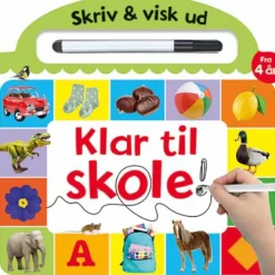 Skriv og visk ud - Klar til skole| Matematik & Leg|Legetøj Til Ferien