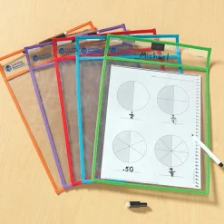 Learning Resources Skriv og visk ud-lommer, 5 stk.| Logik & Talforståelse|Sprog & Leg