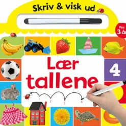 Skriv og visk ud - Lær tallene| Skolesjov|Matematik & Leg
