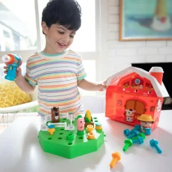 Learning Resources Skru & Design - Bondegård| Stem Læringslegetøj|Byggesæt