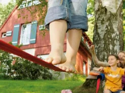 Slackline balancesæt - Begynder/Family| Udeleg|Balanceleg