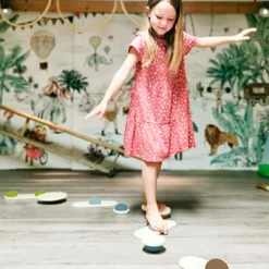 small foot balancesten, 8 dele| Grovmotorik|Balanceleg