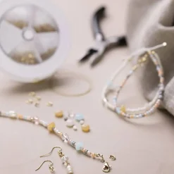 Creativ Company Smykkekit læringssæt - Klassiske perler| Voksenværk|Lav Selv Smykker