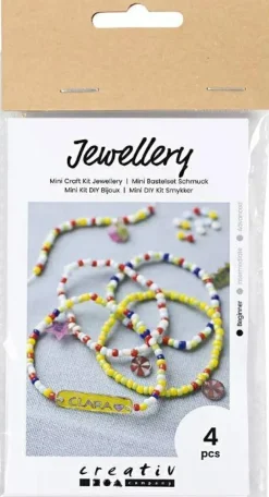 Creativ Company Smykkekit mini - Armbånd m. krympeplast| Lav Selv Smykker