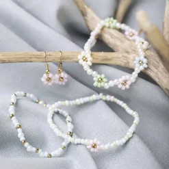 Creativ Company Smykkekit mini - Blomster| Voksenværk|Lav Selv Smykker