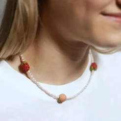 Creativ Company Smykkekit mini - Rocaiperler og frugtvedhæng| Voksenværk|Lav Selv Smykker