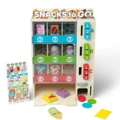 Melissa & Doug Snackautomat, 16 dele| Rolleleg|Legekøkken & Legemad