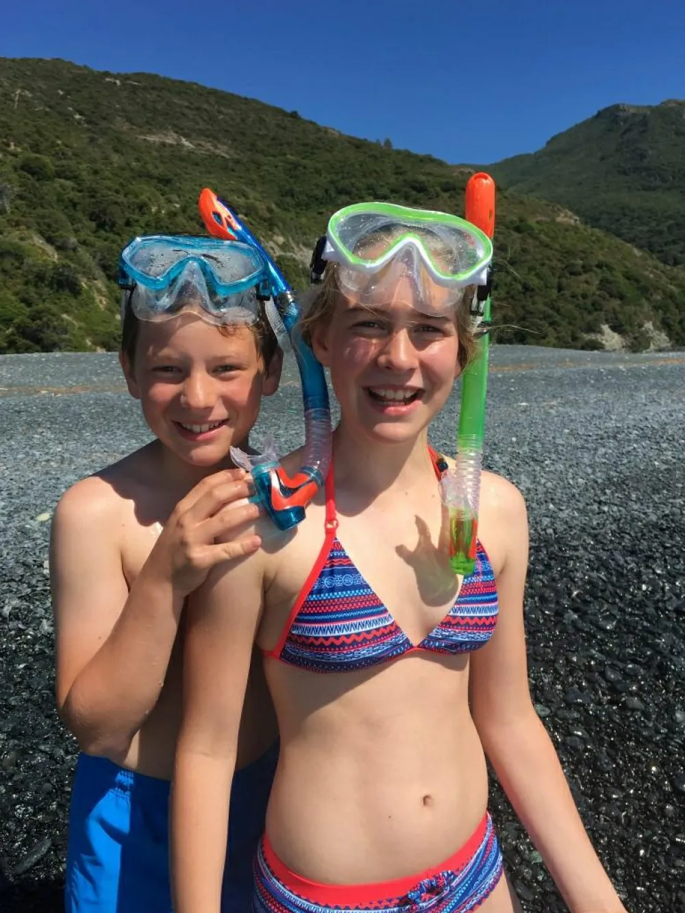 Snorkelsæt (4-10 år)| Svømmeudstyr|Legetøj Til Ferien
