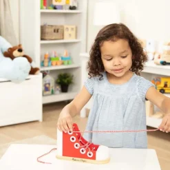 Melissa & Doug Snørebåndsstøvle| Hjælpemidler