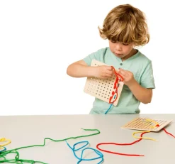 Toys for Life Snørebræt - Styrk finmotorikken| Montessori|Kreativ Leg