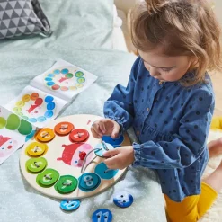 Haba Snøreleg - Den farveglade larve| Montessori