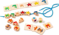 Toys for Life Snør havdyrene - Styrk finmotorikken| Montessori|Kreativ Leg