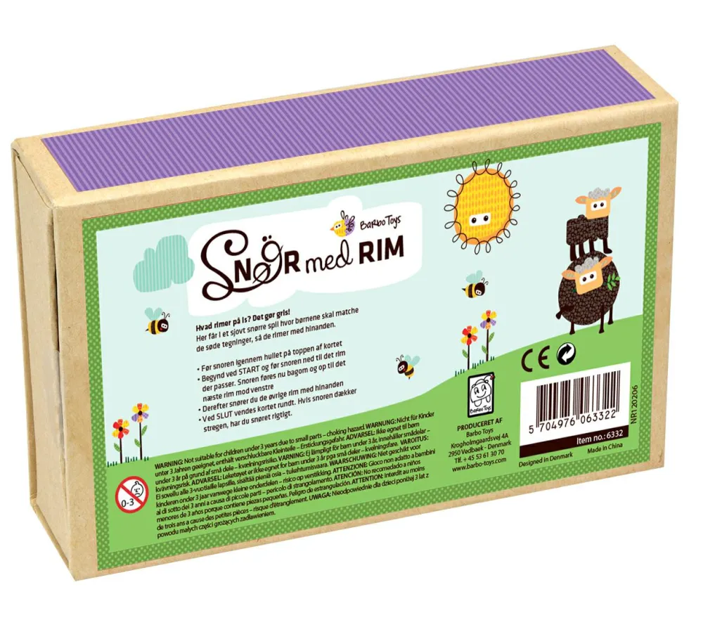 Snør med rim| Sprog & Leg