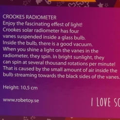 Solmølle - Crookes' radiometer| Bliv Forundret