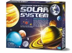 4M Solsystem - Selvlysende uro| Stem Læringslegetøj|Astronomi