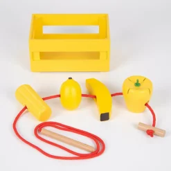 tickit® Sorter i kasser - Grøntsager og frugter| Trælegetøj|Montessori